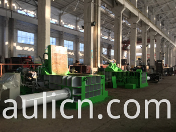 Y81t-400 Push-out Bale Scrap Metal Waste Baling Machine (اتوماتیک)